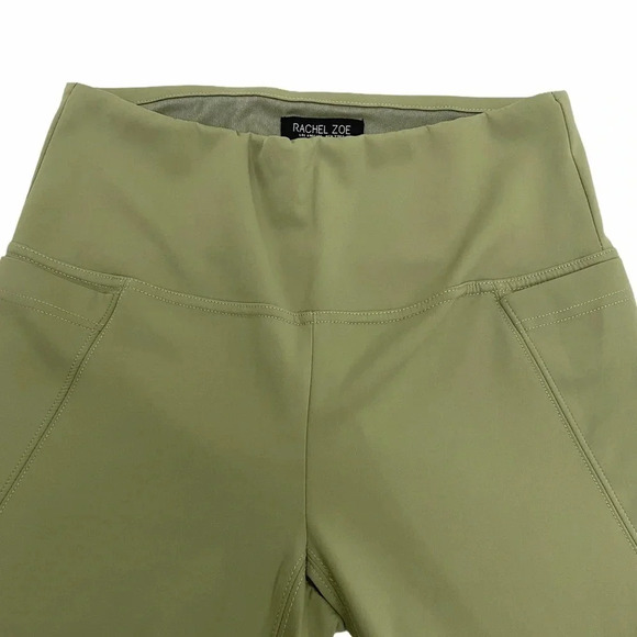 RACHAEL ZOE High Waisted Leggings Green Pocket Athletic Pants Activewear Size XS - Picture 5 of 8